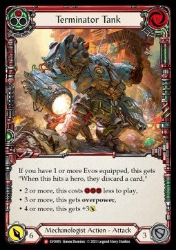 Terminator Tank [EVO055] (Bright Lights) Rainbow Foil