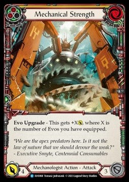 Mechanical Strength (Yellow) [EVO068] (Bright Lights) Rainbow Foil