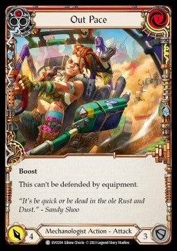 Out Pace (Red) [EVO204] (Bright Lights) Rainbow Foil