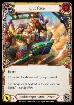 Out Pace (Yellow) [EVO205] (Bright Lights) Rainbow Foil