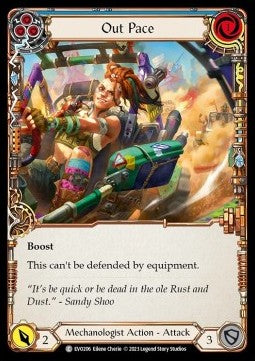 Out Pace (Blue) [EVO206] (Bright Lights) Rainbow Foil