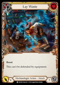 Lay Waste (Yellow) [EVO208] (Bright Lights) Rainbow Foil