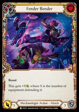 Fender Bender (Yellow) [EVO211] (Bright Lights) Rainbow Foil