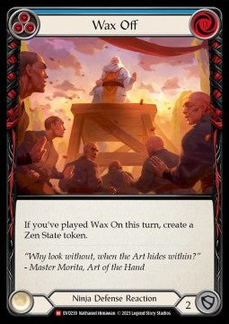 Wax Off [EVO239] (Bright Lights) Rainbow Foil