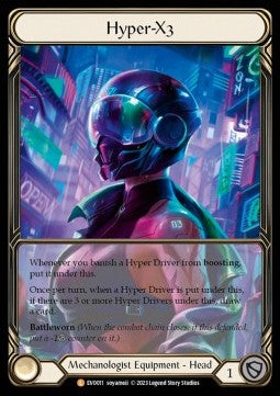 Hyper-X3 (Extended Art) [EVO011] (Bright Lights) Cold Foil