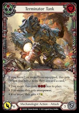 Terminator Tank (Extended Art) [EVO055] (Bright Lights) Rainbow Foil
