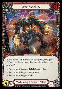 War Machine [EVO056] (Bright Lights) Rainbow Foil