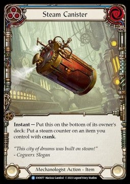 Steam Canister [EVO077] (Bright Lights) Regular