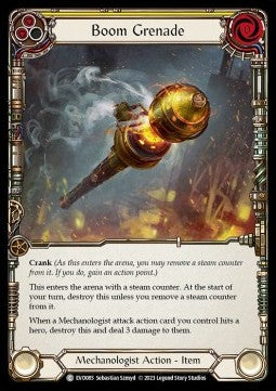 Boom Grenade (Yellow) [EVO085] (Bright Lights) Rainbow Foil