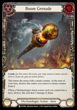 Boom Grenade (Blue) [EVO086] (Bright Lights) Rainbow Foil