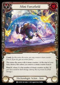 Mini Forcefield (Red) [EVO093] (Bright Lights) Rainbow Foil