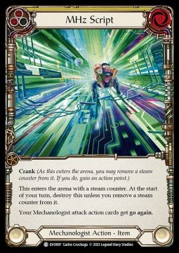 MHz Script [EVO097] (Bright Lights) Rainbow Foil