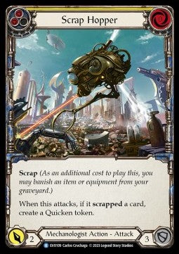 Scrap Hopper (Yellow) [EVO109] (Bright Lights) Rainbow Foil