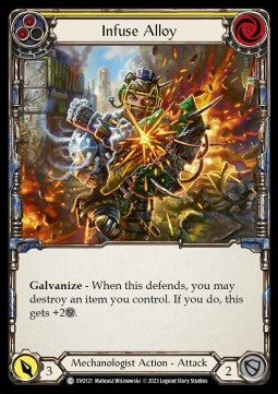 Infuse Alloy (Yellow) [EVO121] (Bright Lights) Rainbow Foil