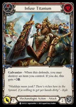 Infuse Titanium (Red) [EVO123] (Bright Lights) Rainbow Foil