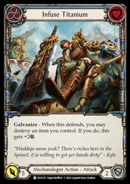 Infuse Titanium (Blue) [EVO125] (Bright Lights) Regular