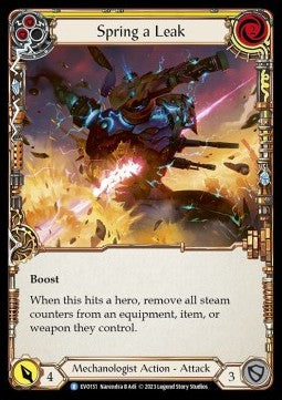 Spring a Leak (Yellow) [EVO151] (Bright Lights) Rainbow Foil
