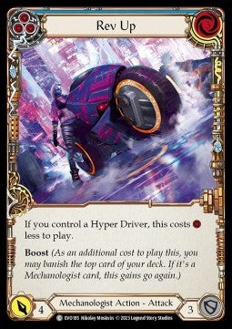 Rev Up (Blue) [EVO185] (Bright Lights) Rainbow Foil