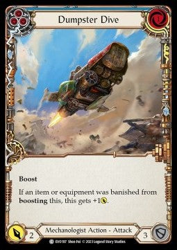 Dumpster Dive (Blue) [EVO197] (Bright Lights) Rainbow Foil