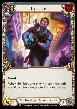 Expedite (Blue) [EVO200] (Bright Lights) Rainbow Foil