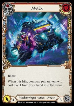 MetEx (Red) [EVO201] (Bright Lights) Rainbow Foil