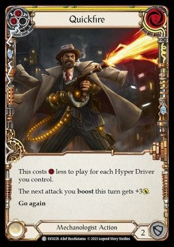 Quickfire (Yellow) [EVO226] (Bright Lights) Rainbow Foil