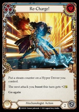 Re-Charge! (Blue) [EVO230] (Bright Lights) Rainbow Foil