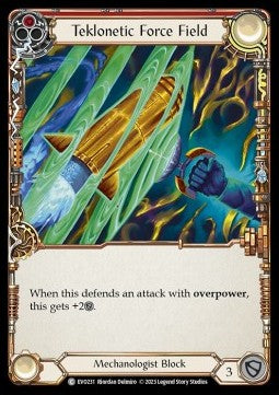 Teklonetic Force Field (Red) [EVO231] (Bright Lights) Rainbow Foil