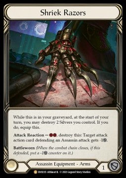 Shriek Razors [EVO235] (Bright Lights) Cold Foil