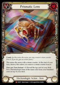 Prismatic Lens [EVO071] (Bright Lights) Rainbow Foil