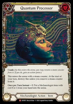 Quantum Processor [EVO072] (Bright Lights) Rainbow Foil