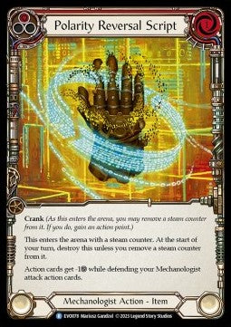 Polarity Reversal Script [EVO078] (Bright Lights) Rainbow Foil