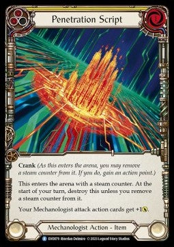 Penetration Script [EVO079] (Bright Lights) Rainbow Foil