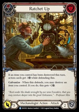 Ratchet Up (Red) [EVO105] (Bright Lights) Rainbow Foil