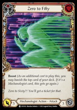 Zero to Fifty (Red) [EVO162] (Bright Lights) Rainbow Foil