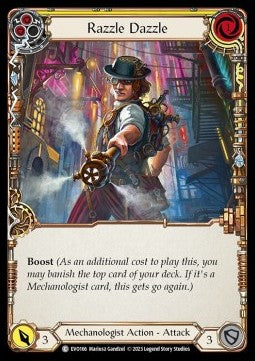 Razzle Dazzle (Yellow) [EVO166] (Bright Lights) Rainbow Foil