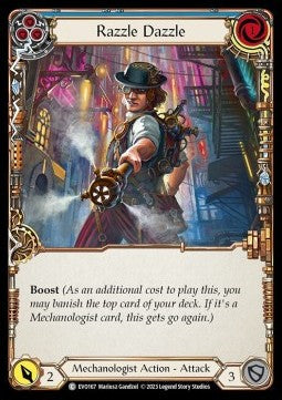 Razzle Dazzle (Blue) [EVO167] (Bright Lights) Rainbow Foil