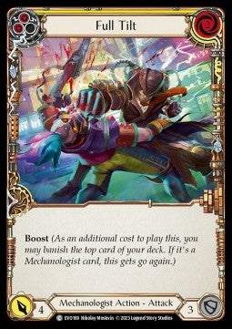 Full Tilt (Yellow) [EVO169] (Bright Lights) Rainbow Foil