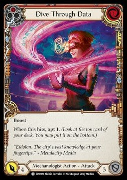 Dive Through Data (Red) [EVO189] (Bright Lights) Rainbow Foil