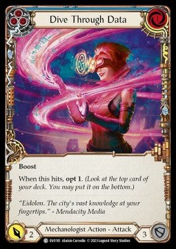 Dive Through Data (Blue) [EVO191] (Bright Lights) Rainbow Foil