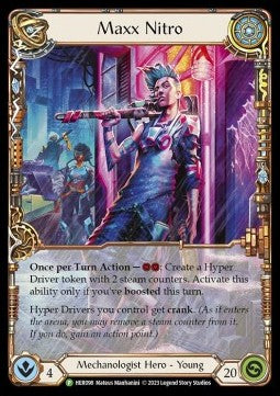 Maxx Nitro [HER098] (Hero Promos) Rainbow Foil