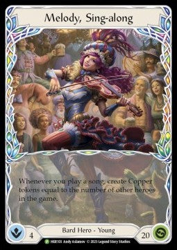 Melody, Sing-along [HER103] (Hero Promos) Cold Foil