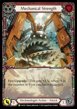 Mechanical Strength (Red) (Extended Art) [LGS224] (LGS Promos) Rainbow Foil