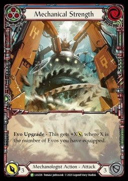 Mechanical Strength (Blue) (Extended Art) [LGS226] (LGS Promos) Rainbow Foil