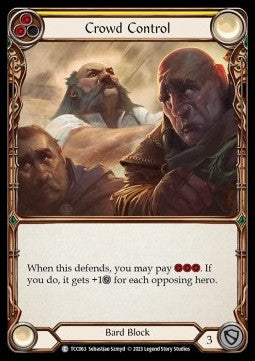 Crowd Control (Yellow) [TCC063] (Round the Table: TCC x LSS) Regular