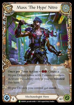 Maxx 'The Hype' Nitro [HER090] (Hero Promos) Cold Foil