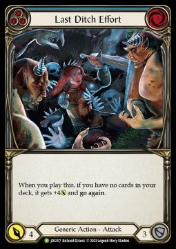 Last Ditch Effort [JDG017] (Judge Promos) Cold Foil