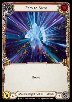 Zero to Sixty (Red) [FAB177] (FAB Promos) Rainbow Foil