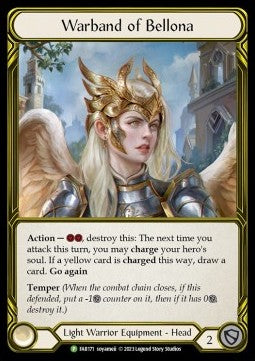 Warband of Bellona [FAB171] (FAB Promos) Gold Cold Foil