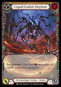 Liquid-Cooled Mayhem (Yellow) (Extended Art) [LGS199] (LGS Promos) Rainbow Foil